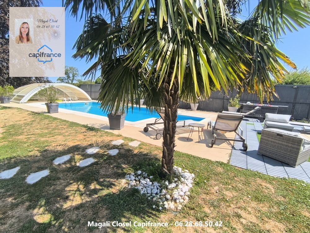 Maison à vendre 8 pièces avec Bassin et piscine. Pierre de Bresse