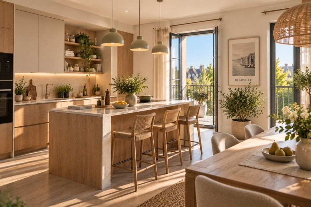Vente Maison Maison de ville d''exception avec jardin à 300 mètres de la place Morny Deauville
