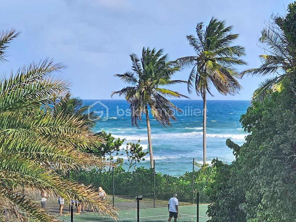 Vente Appartement Studio Anse des Rochers vue mer et piscine Saint francois