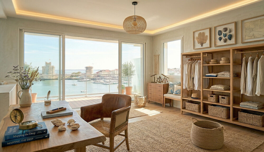 Vente Appartement 4 PIECES, VUE MER, BALCON, PARKING La rochelle