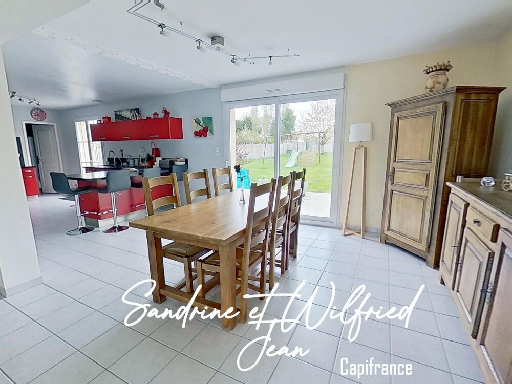 LES TROIS LACS (27) - Maison individuelle - 4 chambres + bureau - vie de plain-pied - terrain de 1200 m²