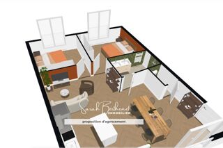  Appartement � vendre 3 pi�ces 61 m�