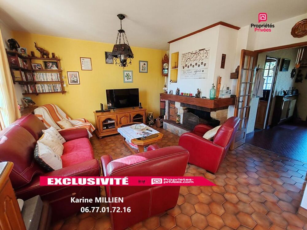 MUZY 27650 Maison individuelle - 1 étage - 3 chambres - 1 bureau - Garage - Quart port - Terrain - 223600 HAI