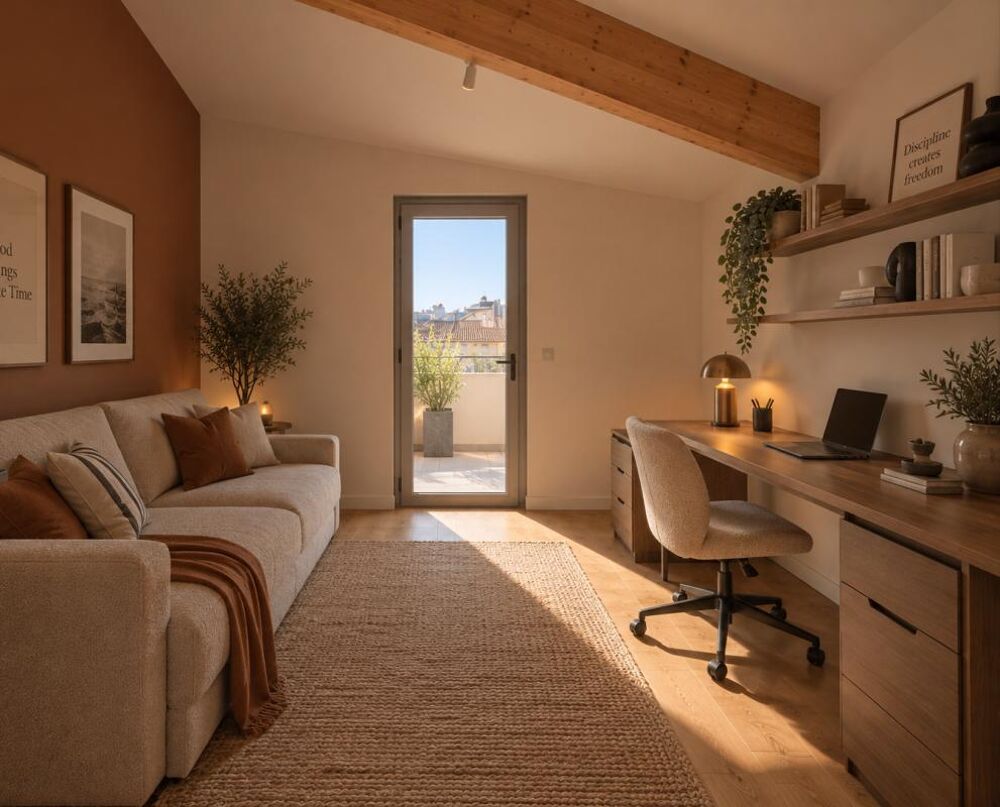 Vente Appartement Chartrons - Superbe Appartement T3 en dernier étage avec vue Bordeaux