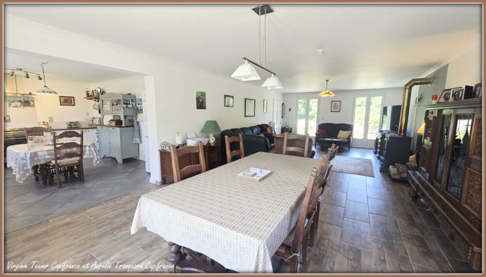 Maison à vendre 6 pièces VARAIZE (17) 4 chambres sur 1500m² de jardin clos avec garage