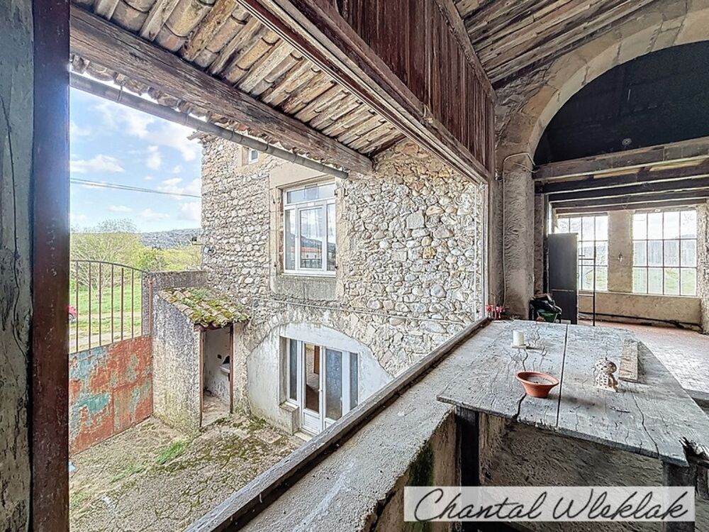 Vente Maison Maison en pierre à vendre corps de ferme à AUBENAS (07) - Terrain plat 1,4 ha Aubenas