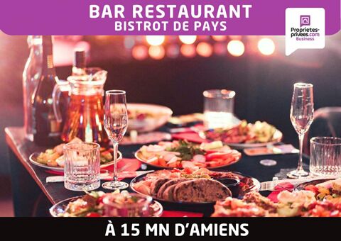 Proche Amiens - Fonds de commerce Bar Restaurant avec logement 88000 80000 Amiens