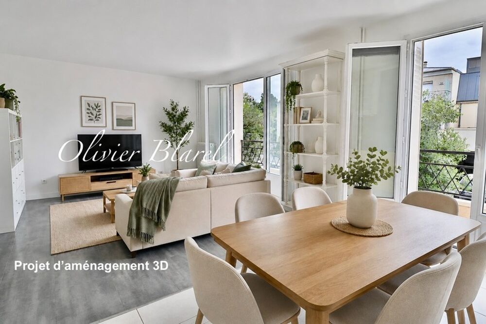 Vente Appartement A vendre Le Plessis Robinson - 69m² rénové - 2 chambres - Balcon - Box - Gare 10mn Le plessis robinson