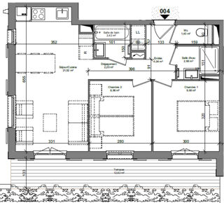  Appartement � vendre 3 pi�ces 53 m�