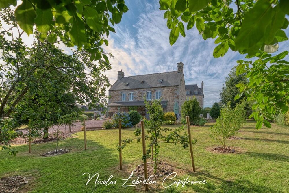 Vente Maison Maison en pierre rénovée de 202 m² – 4 chambres + studio indépendant – Dépendance de 100 m² – Terrain clos de 2 775 m² Tinchebray bocage