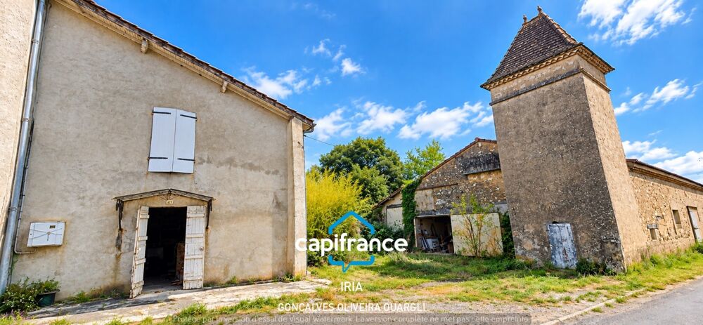 Vente Maison ENSEMBLE IMMOBILIER EN PIERRE À RÉNOVER – FORT POTENTIEL Aiguillon (47) Aiguillon