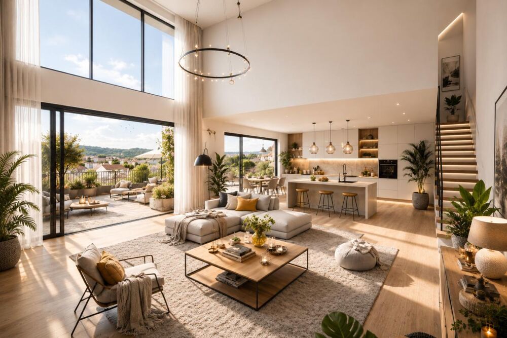 A saisir : Duplex T3 d'exception : Séjour cathédrale et terrasse XXL de 41m² !