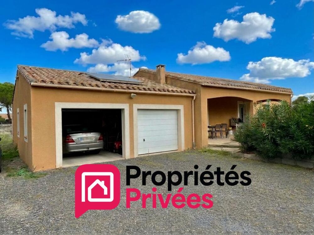 Vente Maison Villa de plain-pied avec piscine et double garage 3 chambres à Saint-Couat-d'Aude Saint couat d aude
