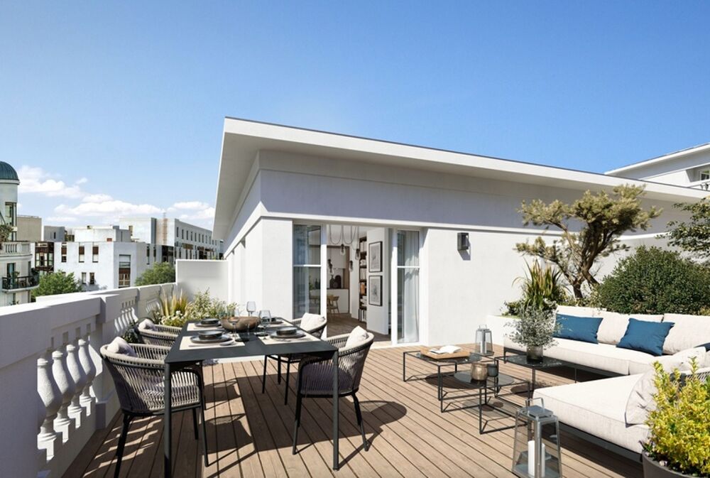 Vente Appartement Dpt Seine et Marne (77), à vendre SERRIS appartement T5 de 109,2 m² - Dernier étage - 3 terrasses - 2 pk Serris