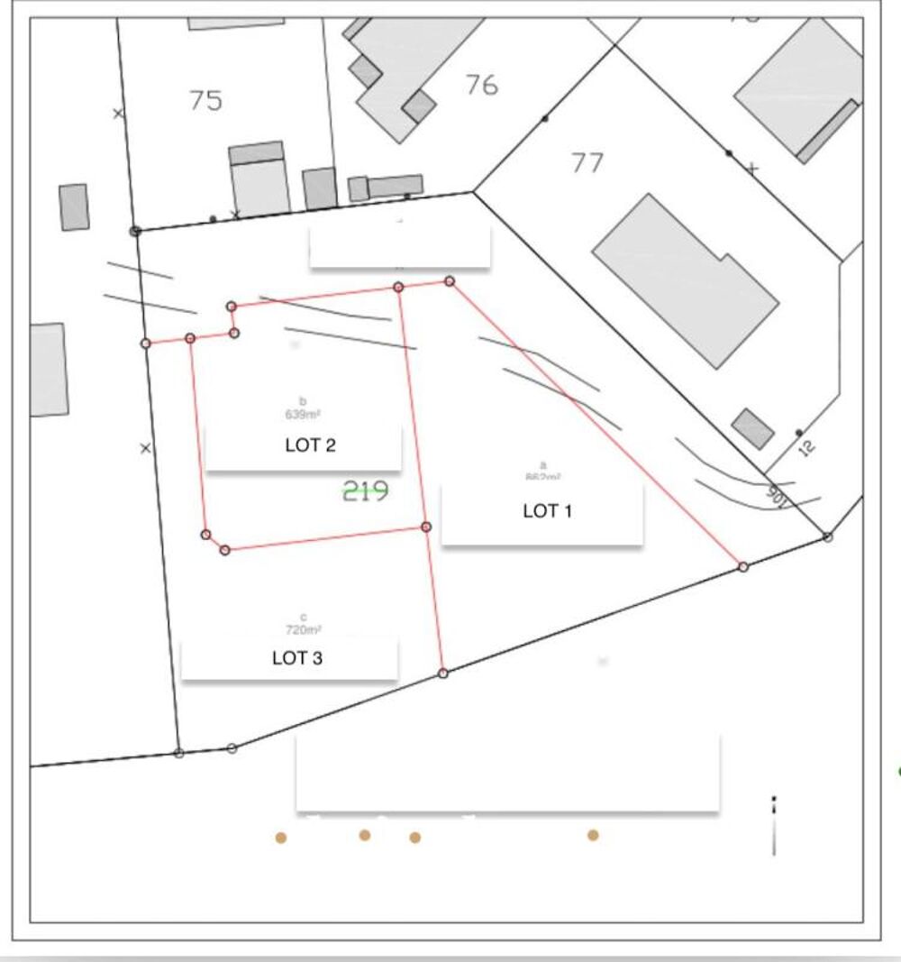 Vente Terrain Terrain de 639 m² – Libre de constructeur - Saint Vincent de Tyrosse (40230) Saint vincent de tyrosse
