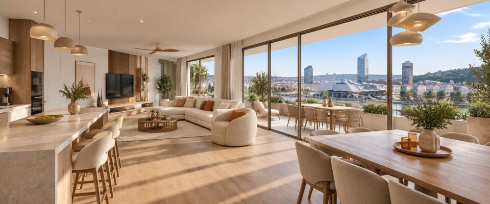 Vente Appartement T4 LYON 2 ARRONDISSEMENT 95m² - DUPLEX - TERRASSE - GRAND SÉJOUR/CUISINE Lyon 2