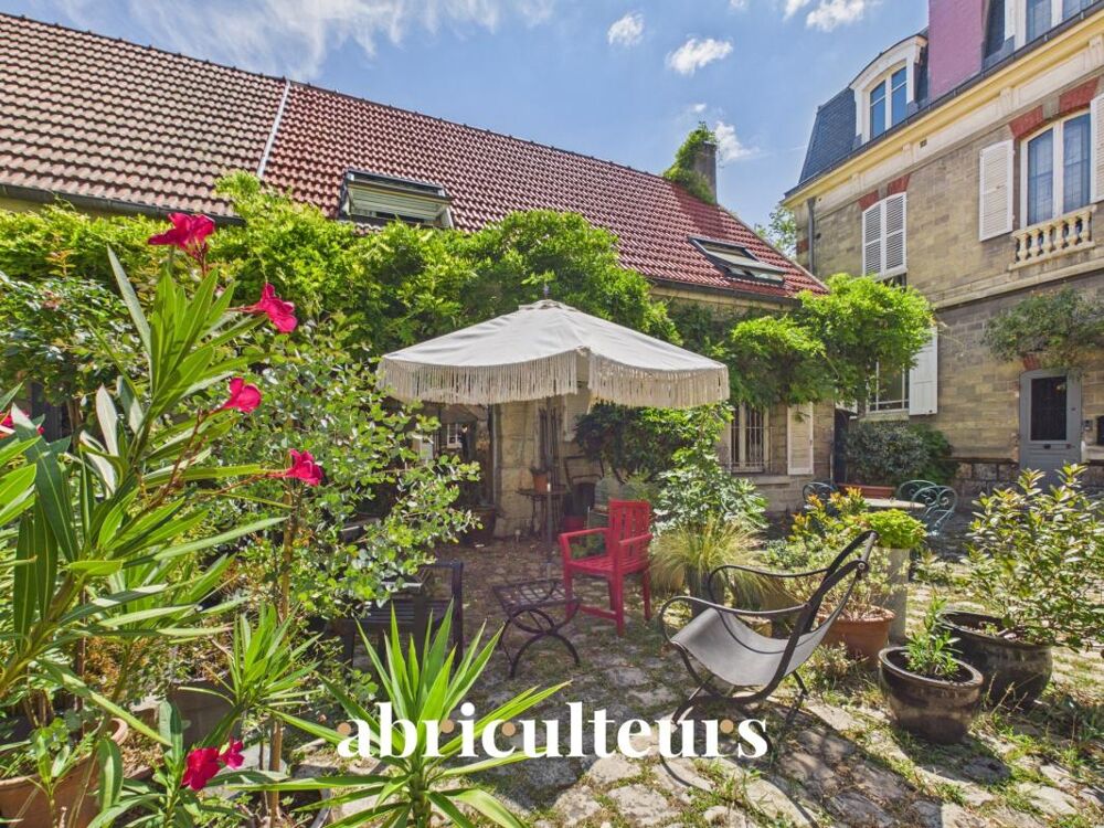 Vente Maison Historique de Charme 103 m²  Cour Pavée & Terrasse  Le Pecq (78230)