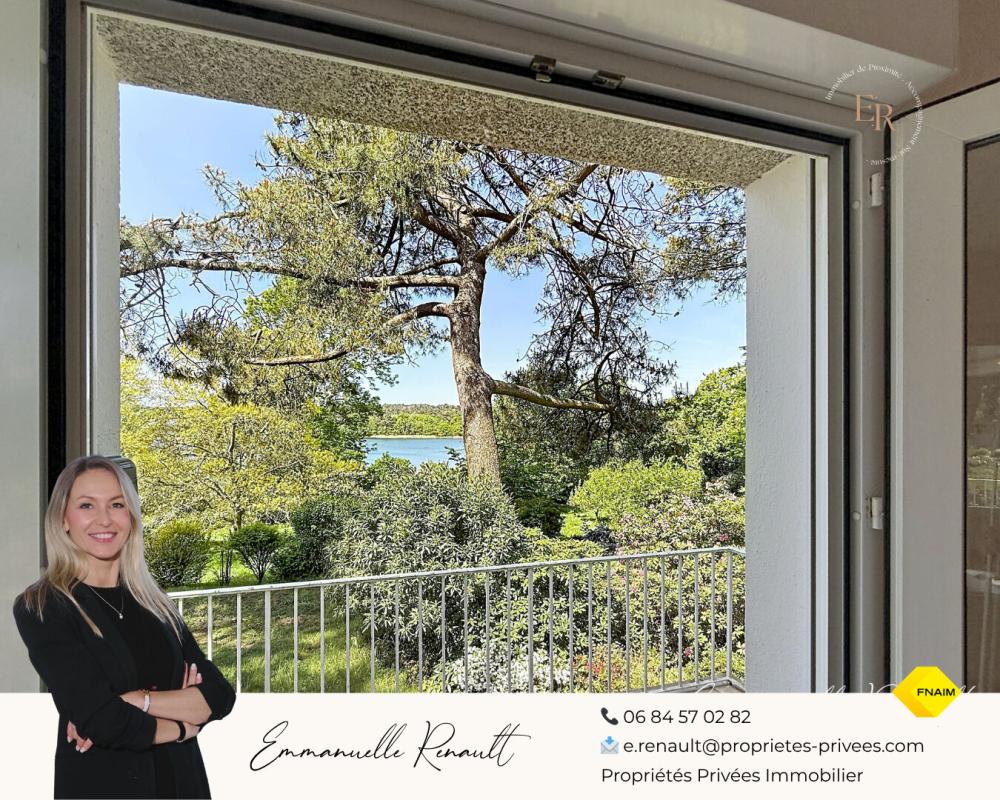 Baden, Locmiquel · Vue sur l'étang de Toulvern · Maison de caractère dans un environnement naturel préservé
