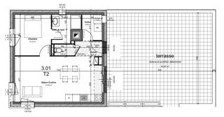  Appartement à vendre 2 pièces 51 m²