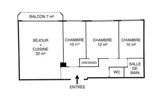  Appartement à vendre 4 pièces 90 m²