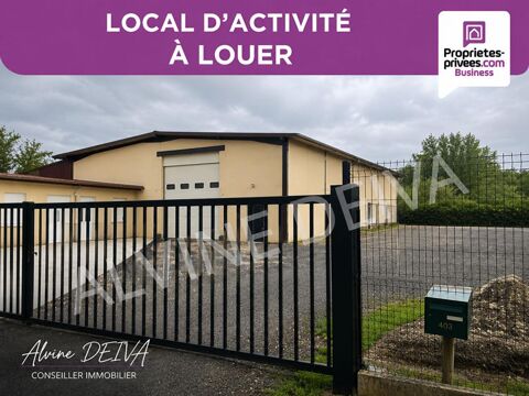 EXCLUSIVITE - LOCAL D'ACTIVITE 400 m&sup2; sur 1 000 m&sup2; de terrain s&eacute;curis&eacute; 2400 60700 Pont sainte maxence