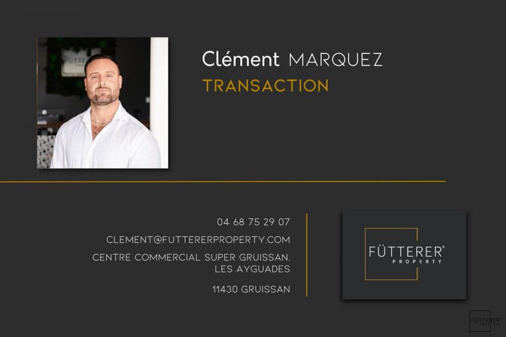 Vente Maison Gruissan - Les Ayguades - EN EXCLUSIVITÉ : Pavillon 1 pièce + Gruissan