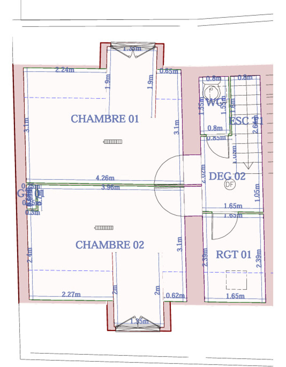 64120768 - Appartement - F3 - Sainte-Marie-aux-Mines (68160)