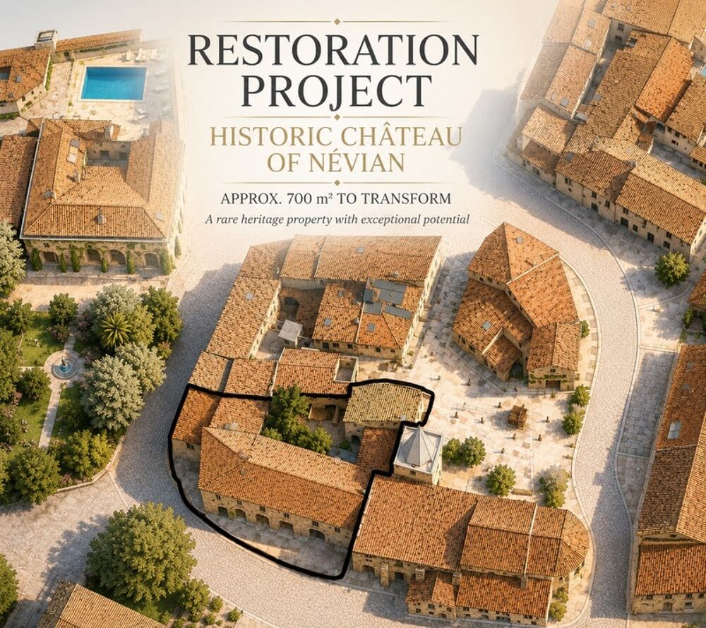 Vente Maison ANCIEN CHÂTEAU DE NÉVIAN (Ve – XVIIIe siècle) Nevian