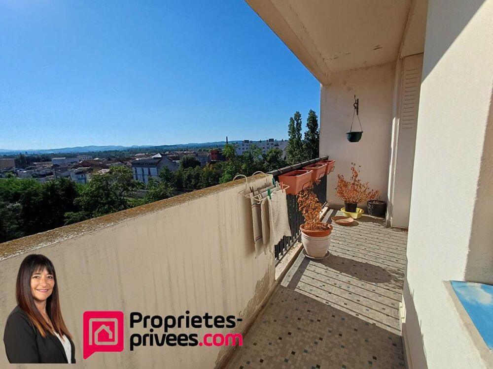 Roanne centre T5 avec balcon, vue dégagée et garage