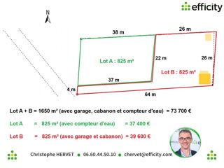  Terrain à vendre 825 m²