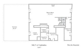  Appartement à vendre 4 pièces 108 m²