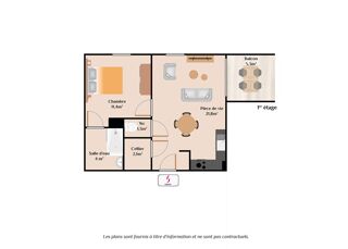  Appartement � louer 2 pi�ces 40 m�