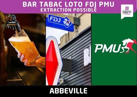 ABBEVILLE -  Bar Tabac Loto FDJ  avec logement 110000 80100 Abbeville