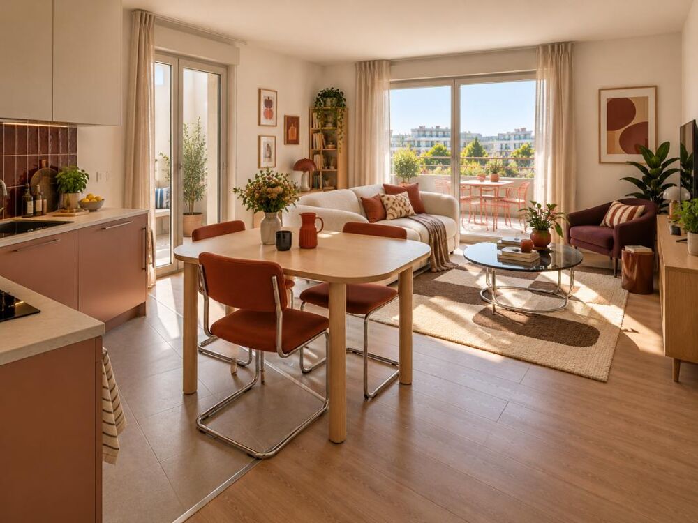 Vente Appartement T3 LE CONFORT DE BELLES PRESTATIONS, LA VILLE À PIED - MERIGNAC CENTRE Merignac