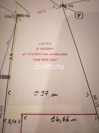  Terrain � vendre 485 m�