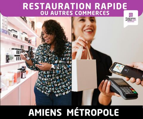   AMIENS -Val d'Arve - Droit au bail, Snack, Restauration rapide avec Terrasse 