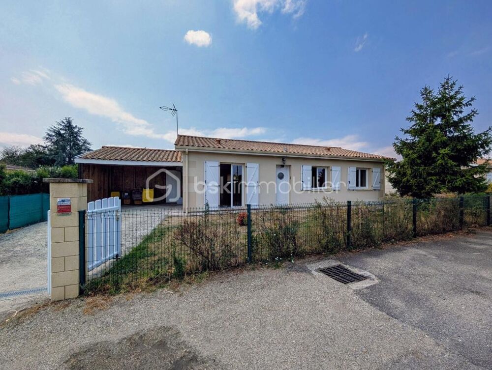 Maison de 81m² avec 3 chambres, terrain de 459m² proche Blaye