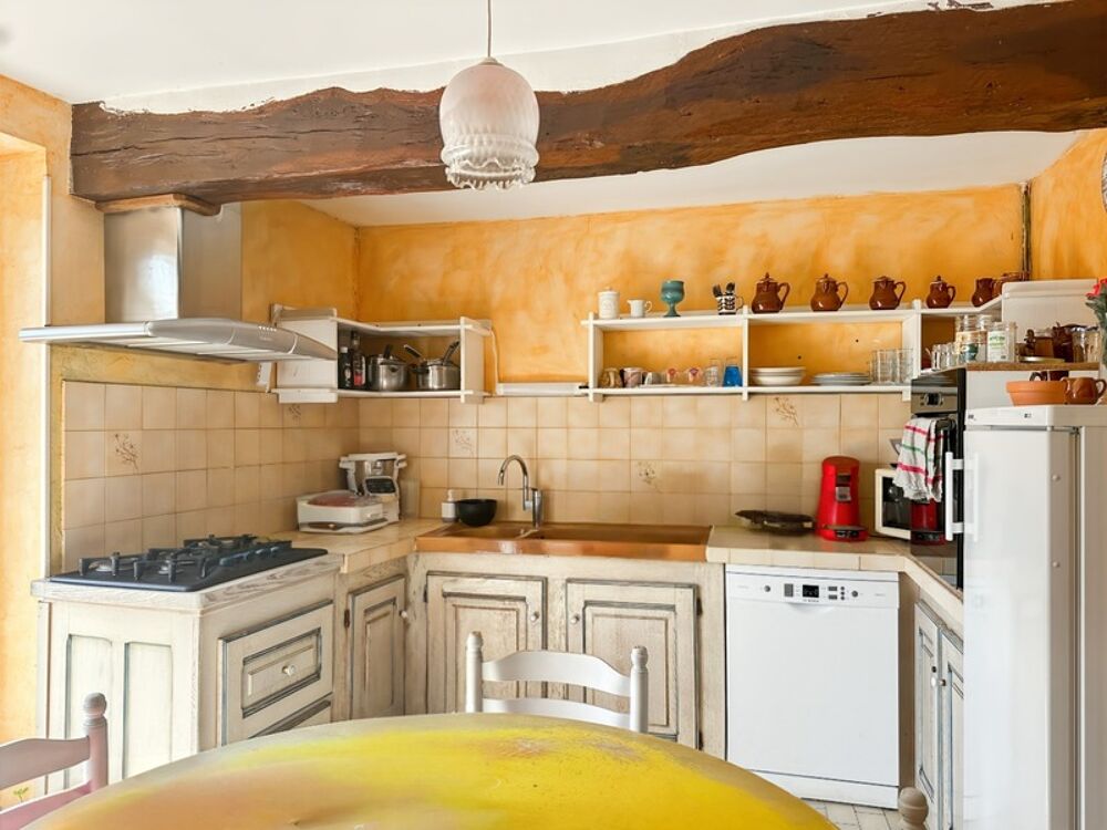 Maison en pierre à vendre 5 pièces MONTESQUIOU (32) - 147 m² habitables avec atelier 150 m2 - Terrain 2870 m2