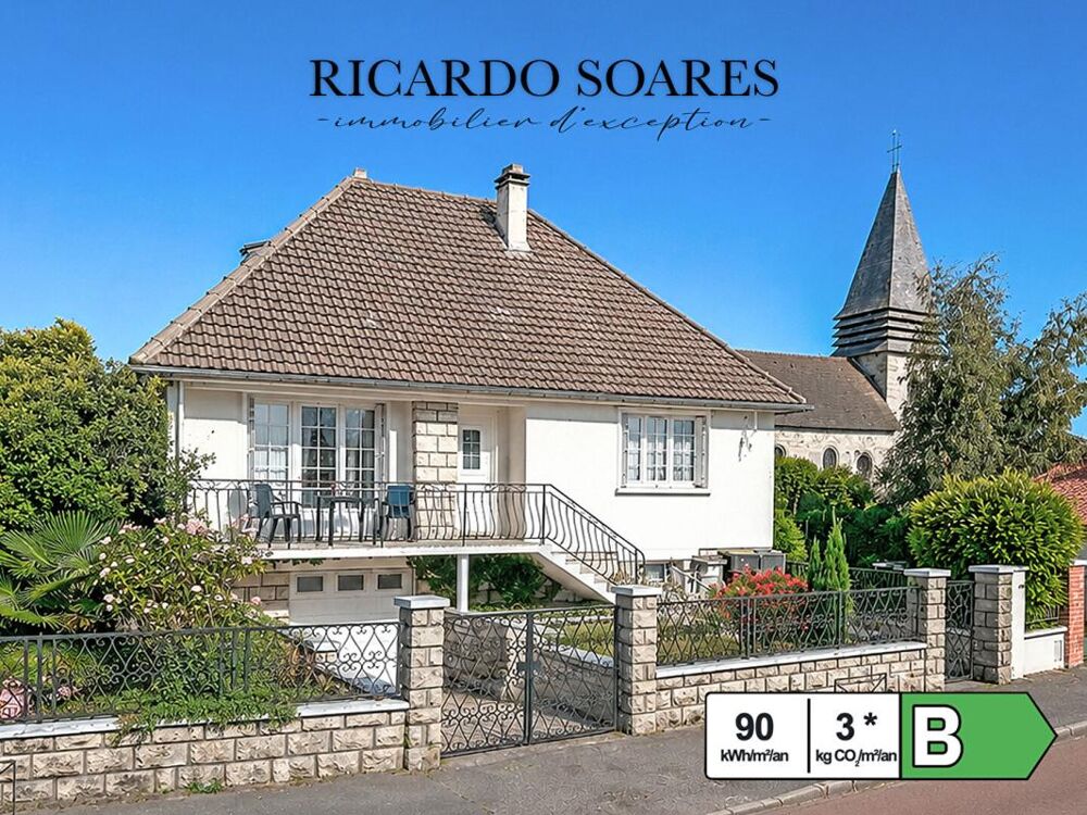 60190 ESTRÉES-SAINT-DENIS - MAISON / MAISON 121 m² au sol / SOUS-SOL TOTAL / 4 CHAMBRES / GARAGE / TERRAIN 700 m²