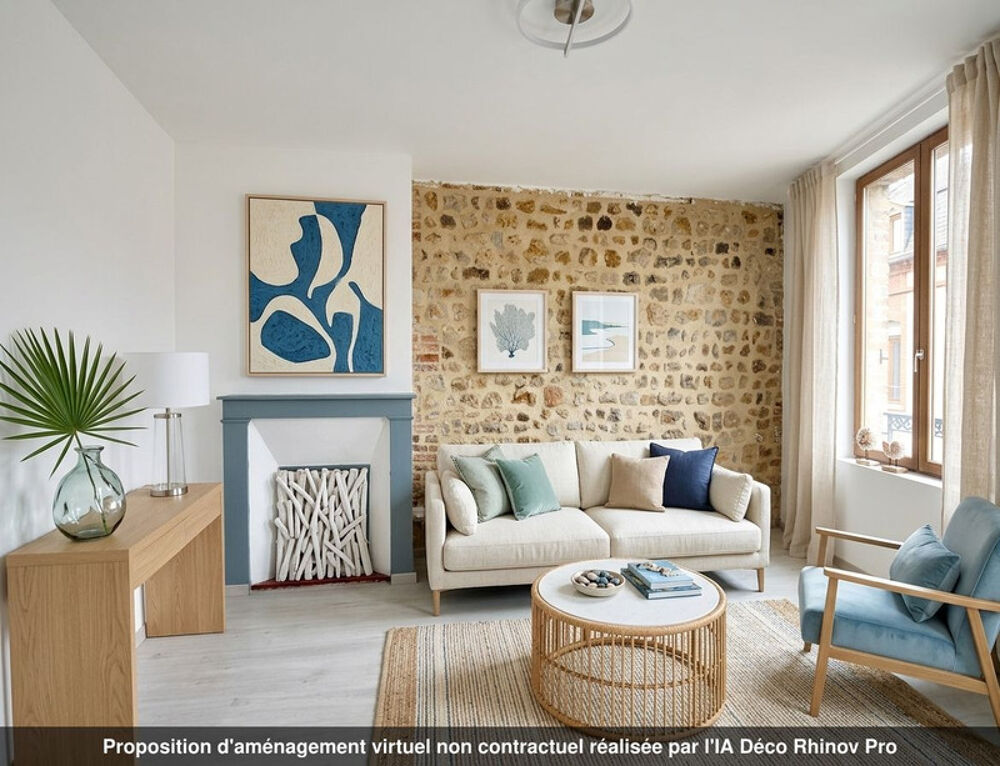 Exclusivité  Honfleur  Appartement rénové dans superbe copropriété historique - Balcon - Plein coeur Historique