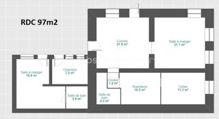  Maison à vendre 9 pièces 205 m²