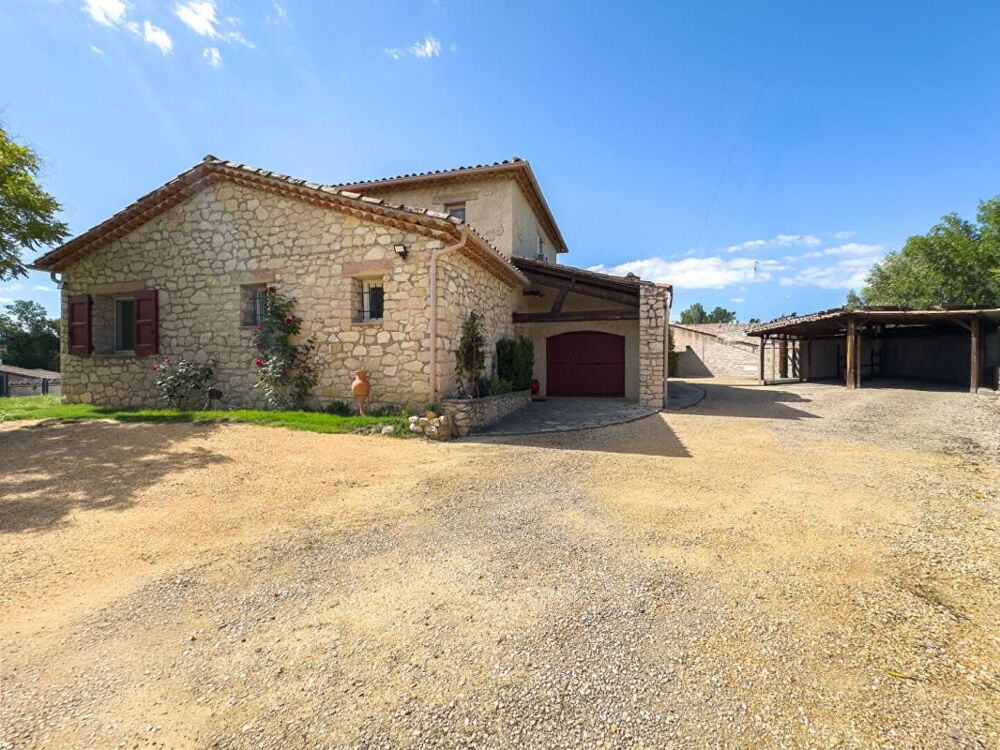 Boisset-et-Gaujac - Maison en pierre 135 m² avec piscine chauffée sur environ 1 370 m²