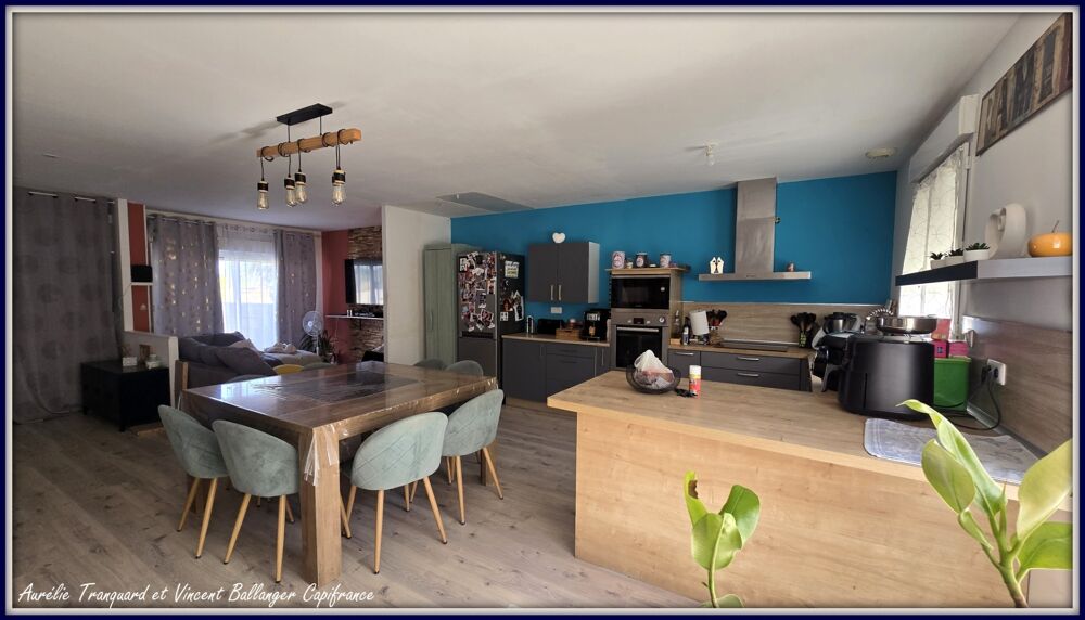 Vente Maison Maison à vendre, 5 pièces, PLAIN-PIED de 115m² , avec CLIMATISATION à LUSSANT (17) Lussant