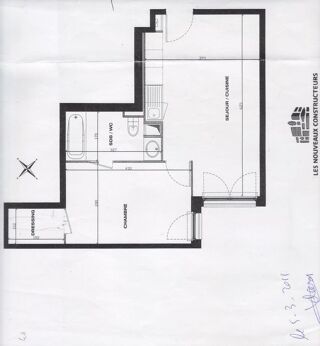 Appartement à louer 2 pièces 41 m²