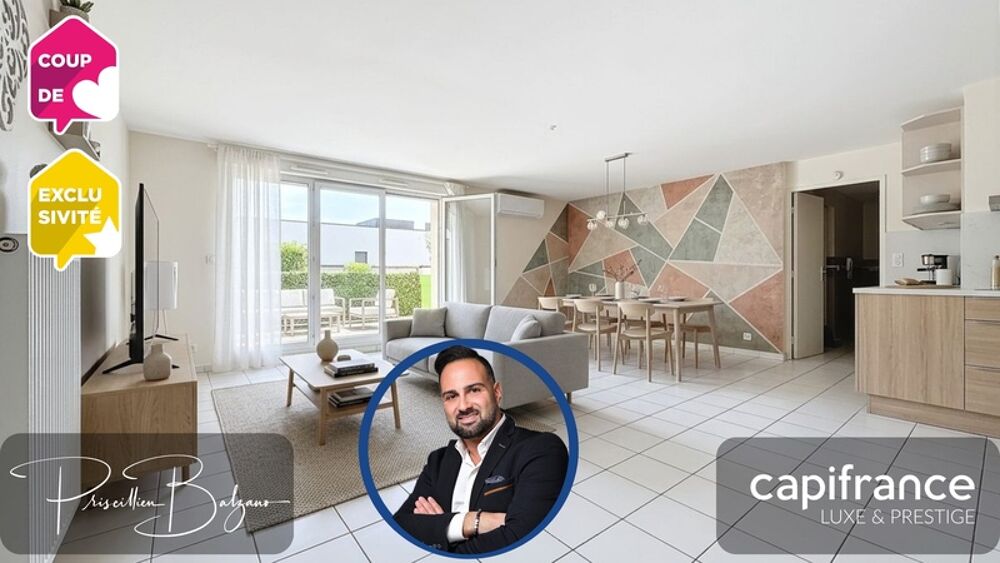 Appartement à vendre 5 pièces SAINT FONS (69? SAINT-FONS  T5 DERNIER de 104 m² ÉTAGE AVEC TERRASSE 26 m²  RÉSIDENCE RÉCENTE