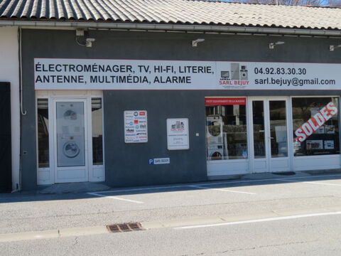MAGASIN d'ELECTROMENAGER - TV - HI-FI - LITERIE - ALARME à vendre à  ANNOT (04) 102000 04240 Annot