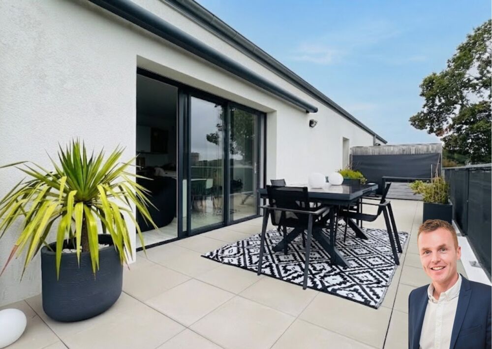 Vente Appartement Dpt Finistère (29), à vendre QUIMPER Kerfeunteun appartement T3 situé au dernier étage de 59 m² habitable - Terrasse - Parking p Quimper