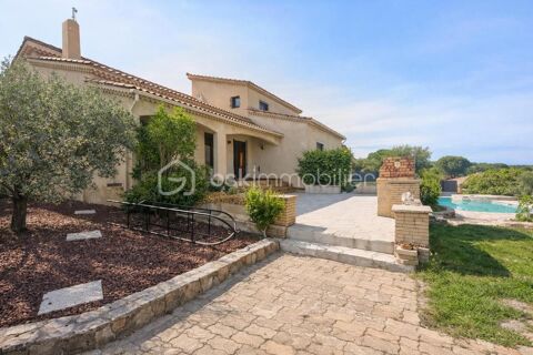   Villa familiale avec vue dégagée, piscine et double garage – Environnement calme sur les hauteurs de Bourg-Saint-Andéol Villa - 5 pièce(s) - 132 m²