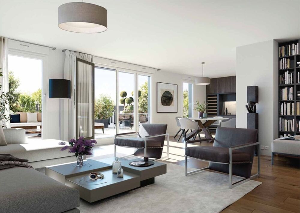 Dpt Seine et Marne (77), à vendre SERRIS appartement T5 de 109,2 m² - Dernier étage - 3 terrasses - 2 pk
