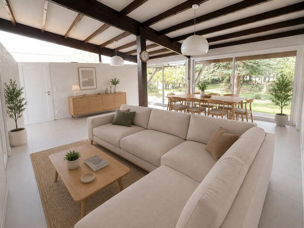 Maison 5 pièces climatisée, style Girolle
